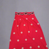 Vintage Pink Flower Power Skirt